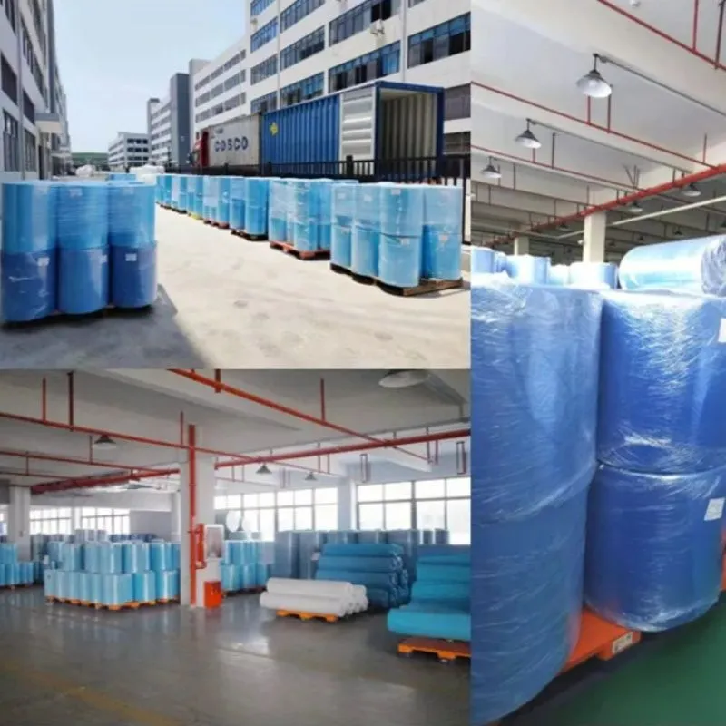 Biodegradable colored individual wrapper film rolls for sanitary napkins